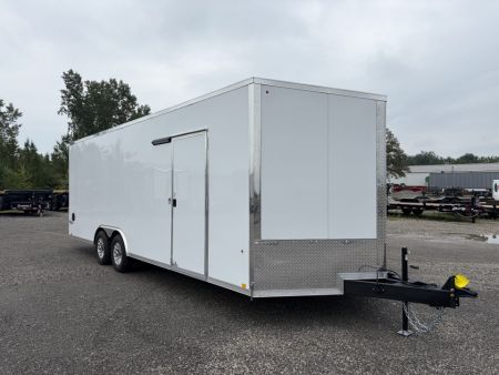 New 2027 CARGO EXPRESS K-SEC10224-100 (8.5' x 24') 9.9K XL SE Flat Top Sloped V-Nose Car Hauler