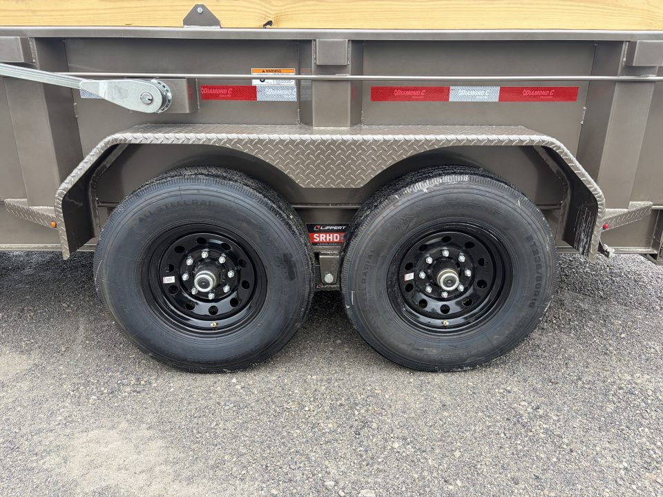 New 2027 Diamond C Trailers LPT207L14X82 (82" X 14') 15.5K Telescopic Dump Trailer