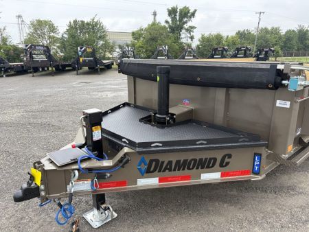 New 2027 Diamond C Trailers LPT207L14X82 (82" X 14') 15.5K Telescopic Dump Trailer