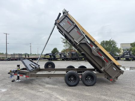 New 2027 Diamond C Trailers LPT207L14X82 (82" X 14') 15.5K Telescopic Dump Trailer