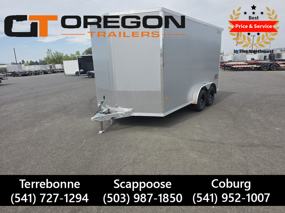New 2027 ALCOM 7.5x16 XPRESS XLT Aluminum Enclosed Trailer w/ Upgrades 7K GVWR