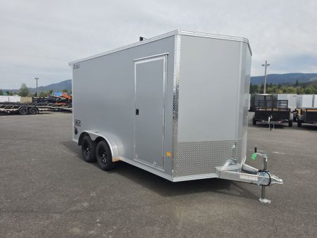 New 2027 ALCOM 7.5x16 XPRESS XLT Aluminum Enclosed Trailer w/ Upgrades 7K GVWR