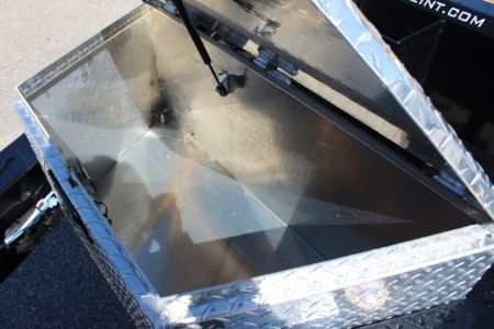 New 2027 Moritz 8' 6" x 20' + 4' Deckover Flatbed w/ Beavertail - Aluminum Ramps - 14,000# GVW
