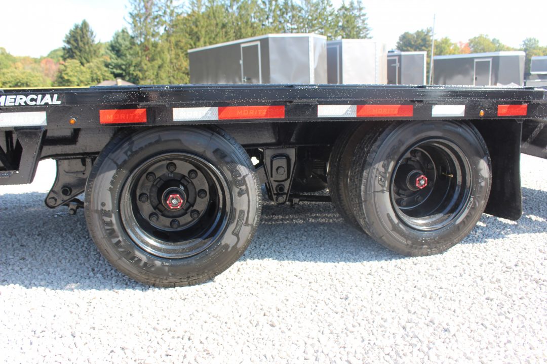 New 2026 Moritz FDPH DT 22' + 5' - Pintle Ring Deckover Equipment Trailer - 40000# GVW