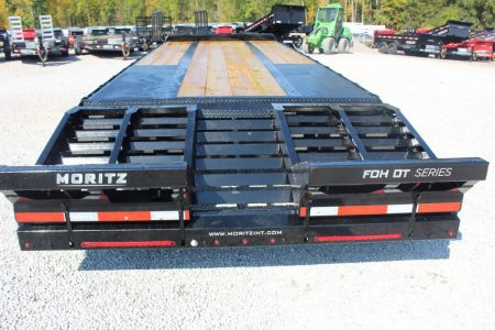 New 2026 Moritz FDPH DT 22' + 5' - Pintle Ring Deckover Equipment Trailer - 40000# GVW