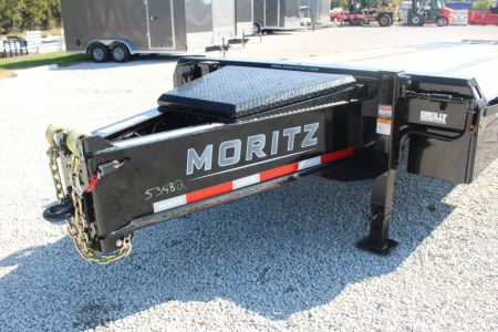 New 2026 Moritz FDPH DT 22' + 5' - Pintle Ring Deckover Equipment Trailer - 40000# GVW