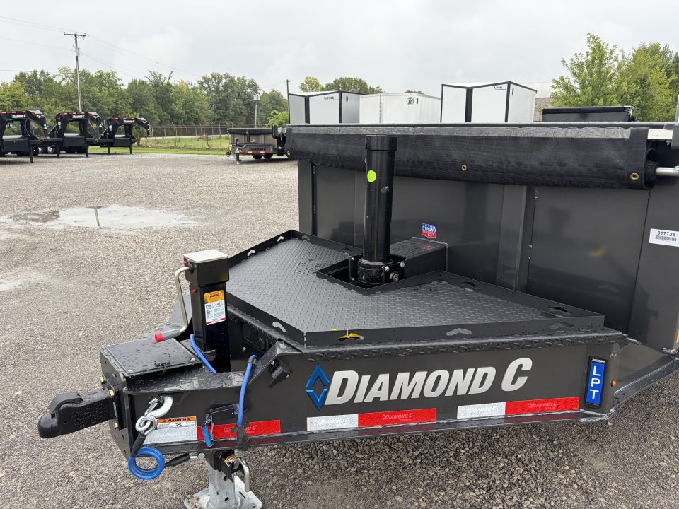 New 2027 Diamond C Trailers LPT208L16X81 (81" X 16') 18K Telescopic Dump Trailer