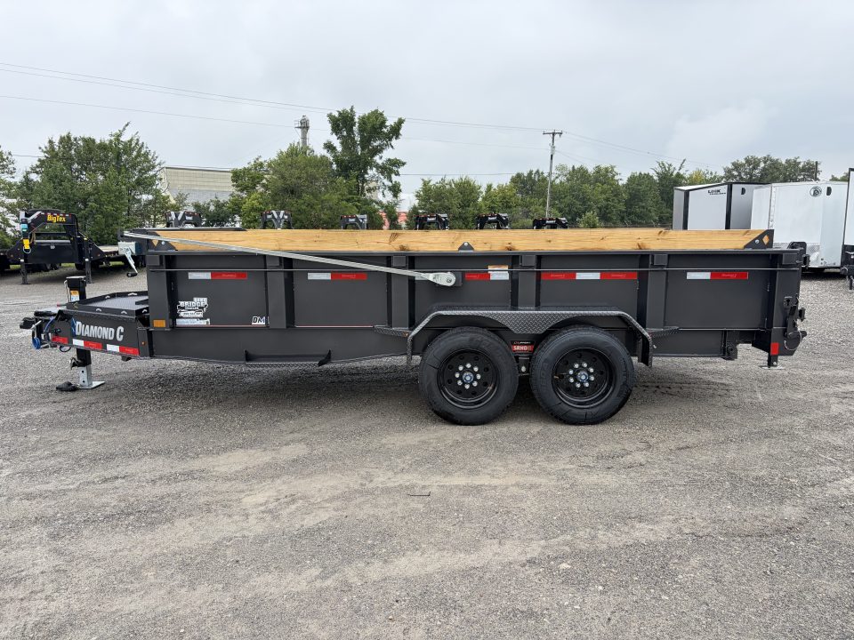 New 2027 Diamond C Trailers LPT208L16X81 (81" X 16') 18K Telescopic Dump Trailer