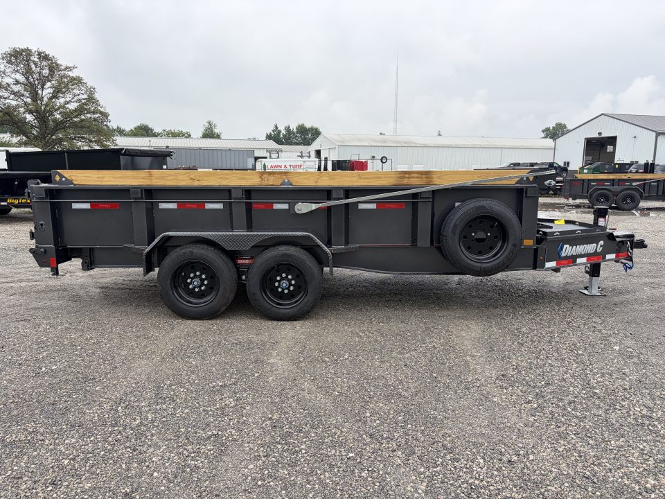 New 2027 Diamond C Trailers LPT208L16X81 (81" X 16') 18K Telescopic Dump Trailer