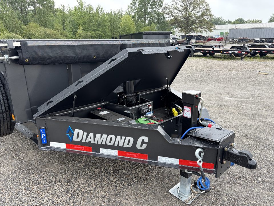 New 2027 Diamond C Trailers LPT208L16X81 (81" X 16') 18K Telescopic Dump Trailer