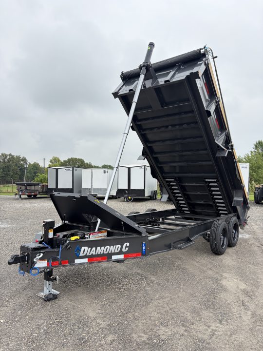 New 2027 Diamond C Trailers LPT208L16X81 (81" X 16') 18K Telescopic Dump Trailer