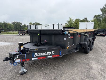New 2027 Diamond C Trailers LPT208L16X81 (81  X 16') 18K Telescopic Dump Trailer