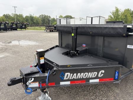 New 2027 Diamond C Trailers LPT208L16X81 (81" X 16') 18K Telescopic Dump Trailer