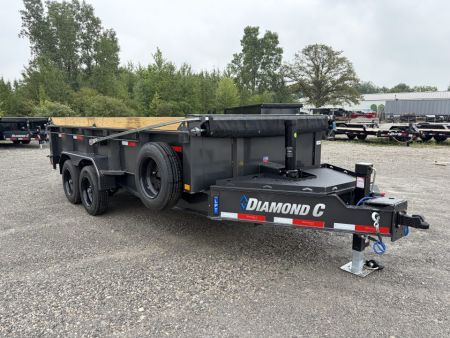 New 2027 Diamond C Trailers LPT208L16X81 (81" X 16') 18K Telescopic Dump Trailer