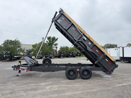 New 2027 Diamond C Trailers LPT208L16X81 (81" X 16') 18K Telescopic Dump Trailer