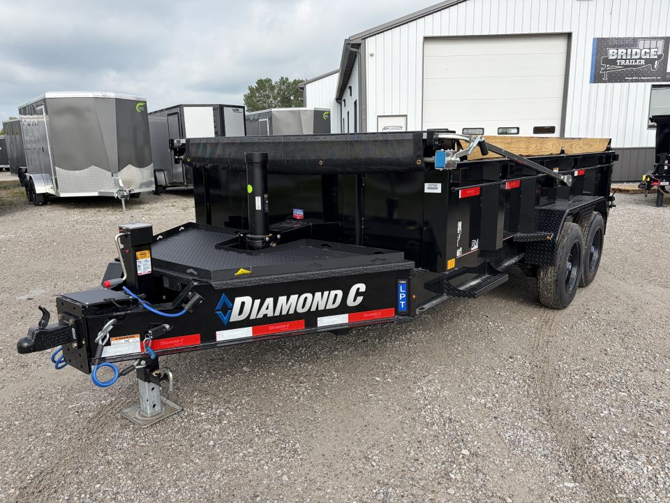New 2027 Diamond C Trailers LPT208L14X81 (81" X 14') 18K Telescopic Dump Trailer