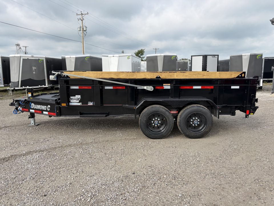 New 2027 Diamond C Trailers LPT208L14X81 (81" X 14') 18K Telescopic Dump Trailer