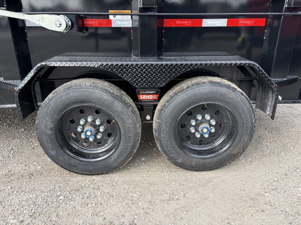 New 2027 Diamond C Trailers LPT208L14X81 (81" X 14') 18K Telescopic Dump Trailer