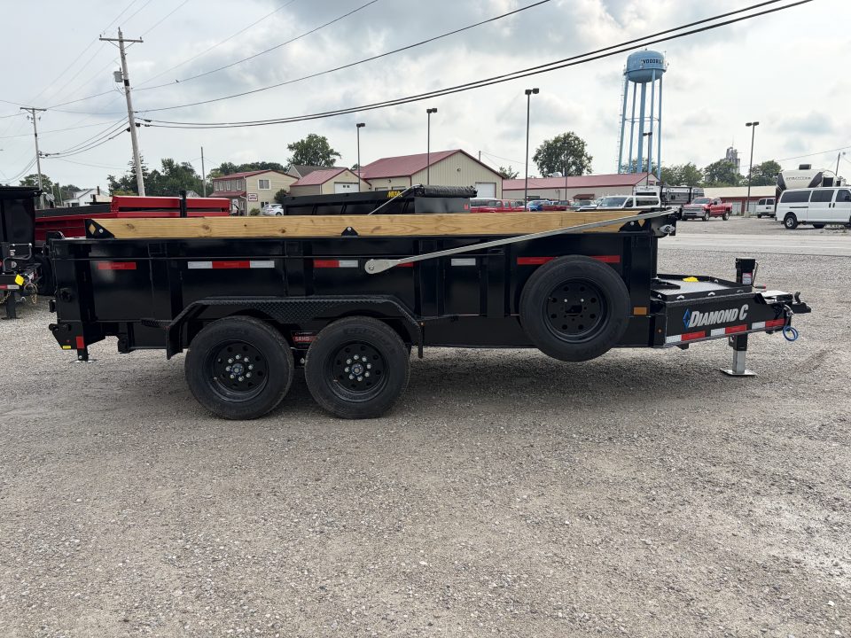 New 2027 Diamond C Trailers LPT208L14X81 (81" X 14') 18K Telescopic Dump Trailer