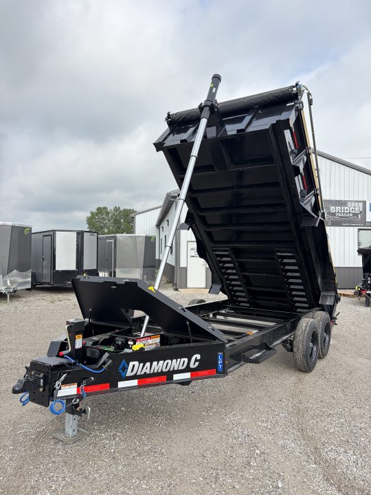 New 2027 Diamond C Trailers LPT208L14X81 (81" X 14') 18K Telescopic Dump Trailer
