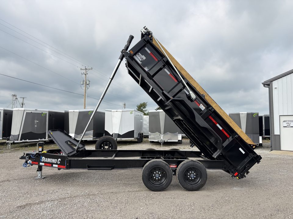 New 2027 Diamond C Trailers LPT208L14X81 (81" X 14') 18K Telescopic Dump Trailer