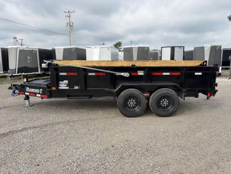 New 2027 Diamond C Trailers LPT208L14X81 (81" X 14') 18K Telescopic Dump Trailer