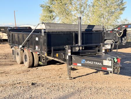 Used 2026 Load Trail 8.5-16 Telescopic Pintle Dump 10K Dual Axles