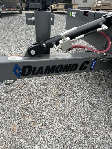 New 2026 Diamond C DSA 107 Tilt Trailer, 7K GVWR, BRAKES, 14PLY TIRES