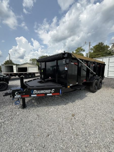 New 2026 Diamond C LPT 210 16’ Dump Trailer, PACESETTER EDITION, 23K GVWR, ELECTRIC TARP, 7GA FLOOR, 44” SDES, ABS BRAKES, FORK HOLDERS