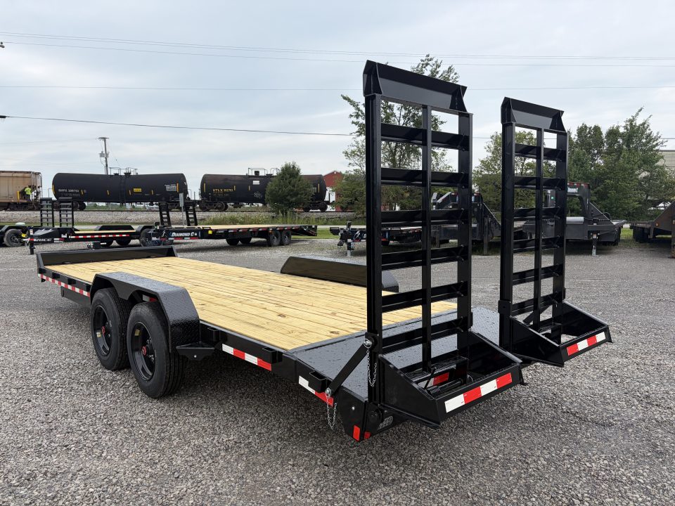 New 2026 Rice Trailers FMHDEC8222 (82" X 22') 16K Equipment Trailer w/ Oversize Ramps