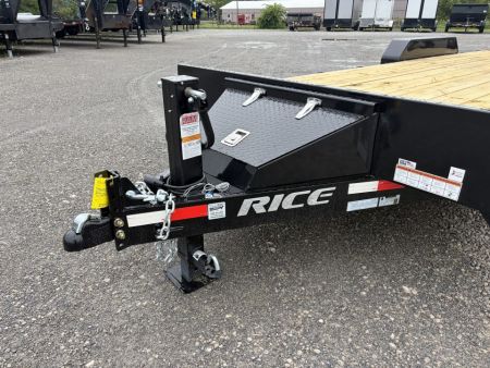 New 2026 Rice Trailers FMHDEC8222 (82" X 22') 16K Equipment Trailer w/ Oversize Ramps