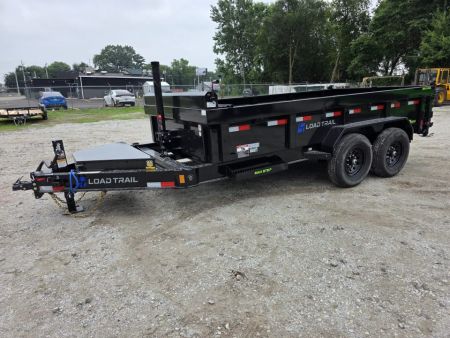 New 2027 Load Trail COMMERCIAL TELESCOPIC 83X14 DUMP TRAILER 2 FT SIDES 7 GA FLOOR 83 X 14 Dump Trailer