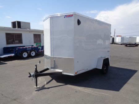 New 2027 Pace American 6x10 * Out Back DLX * V-Nose Single Axle Cargo Trailer w/ Double Rear Doors