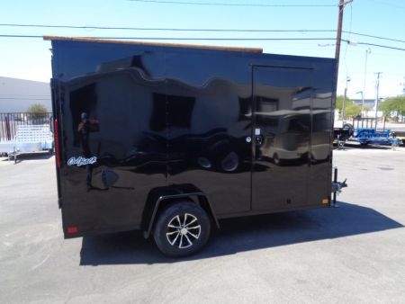 New 2027 Pace American 6x12 * Out Back DLX * V-Nose Single Axle Cargo Trailer w/ Rear Ramp Door