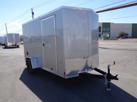 New 2027 Pace American 6x12 * Out Back DLX * V-Nose Single Axle Cargo Trailer w/ Rear Ramp Door