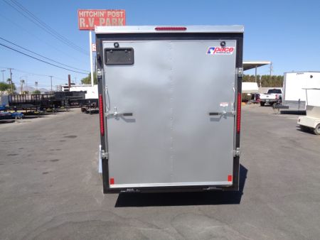 New 2027 Pace American 6x12 * Out Back DLX * V-Nose Single Axle Cargo Trailer w/ Rear Ramp Door