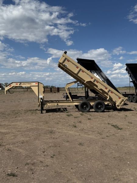 New 2026 Load Trail 83"x14' Gooseneck Dump Trailer