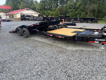 New 2026 Diamond C HXD210 DRIVE OVER FENDER TILT TRAILER **ABS BRAKES** BED ROLLER