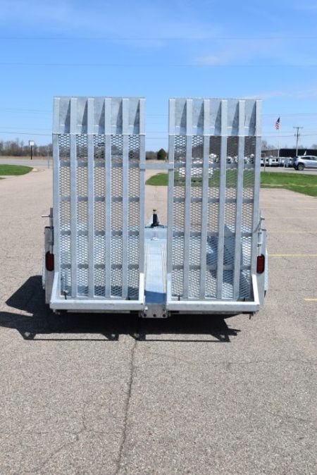 New BND 6x12 GALVANIZED SCISSOR LIFT TRAILER w/ 5200LB AXLES