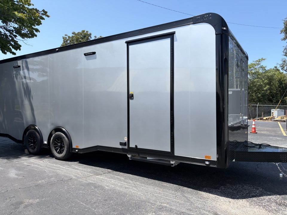 New 2027 ATC 8.5x24' Car Hauler, Finished Interior, AC, Cabinets, ROM450