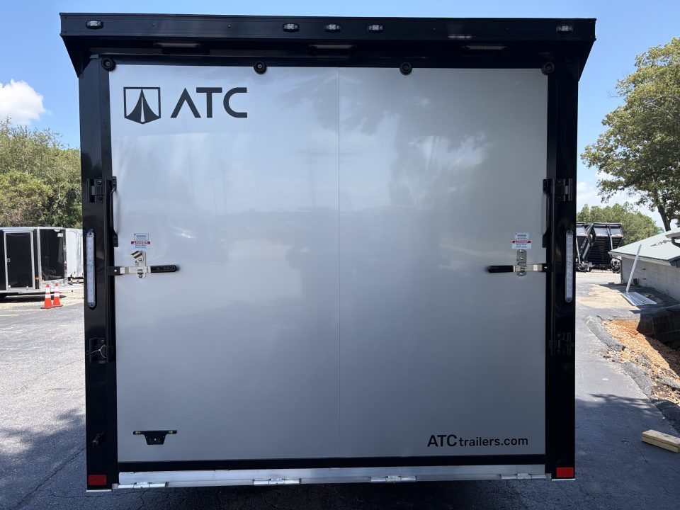 New 2027 ATC 8.5x24' Car Hauler, Finished Interior, AC, Cabinets, ROM450