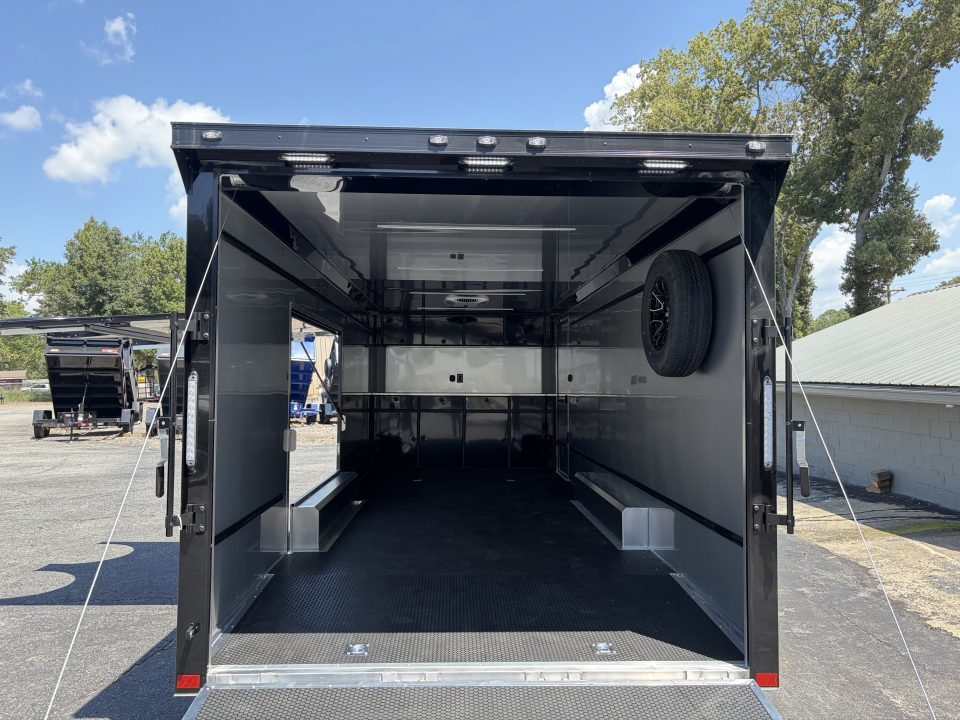 New 2027 ATC 8.5x24' Car Hauler, Finished Interior, AC, Cabinets, ROM450