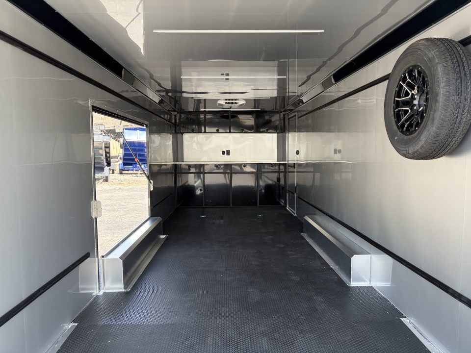 New 2027 ATC 8.5x24' Car Hauler, Finished Interior, AC, Cabinets, ROM450