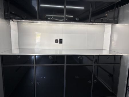 New 2027 ATC 8.5x24' Car Hauler, Finished Interior, AC, Cabinets, ROM450