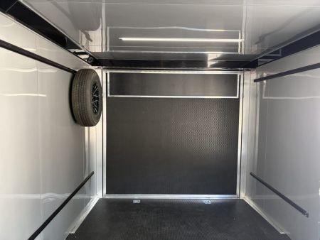 New 2027 ATC 8.5x24' Car Hauler, Finished Interior, AC, Cabinets, ROM450