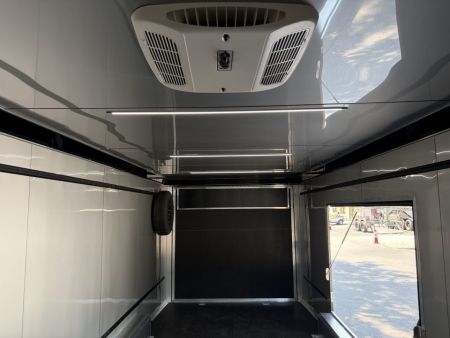 New 2027 ATC 8.5x24' Car Hauler, Finished Interior, AC, Cabinets, ROM450