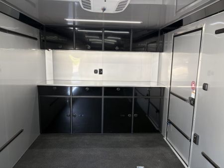 New 2027 ATC 8.5x24' Car Hauler, Finished Interior, AC, Cabinets, ROM450