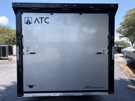 New 2027 ATC 8.5x24' Car Hauler, Finished Interior, AC, Cabinets, ROM450