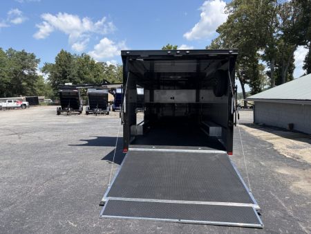 New 2027 ATC 8.5x24' Car Hauler, Finished Interior, AC, Cabinets, ROM450