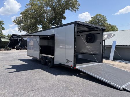 New 2027 ATC 8.5x24' Car Hauler, Finished Interior, AC, Cabinets, ROM450